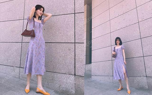 香芋紫色连衣裙怎么穿搭好看 夏天香芋紫连衣裙的搭配技巧